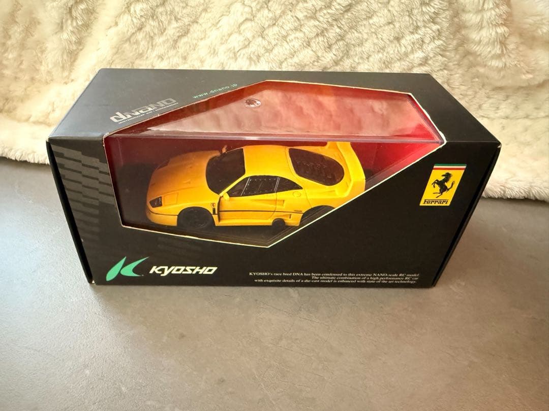 京商 KYOSHO dNANO フェラーリ F40 イエロー