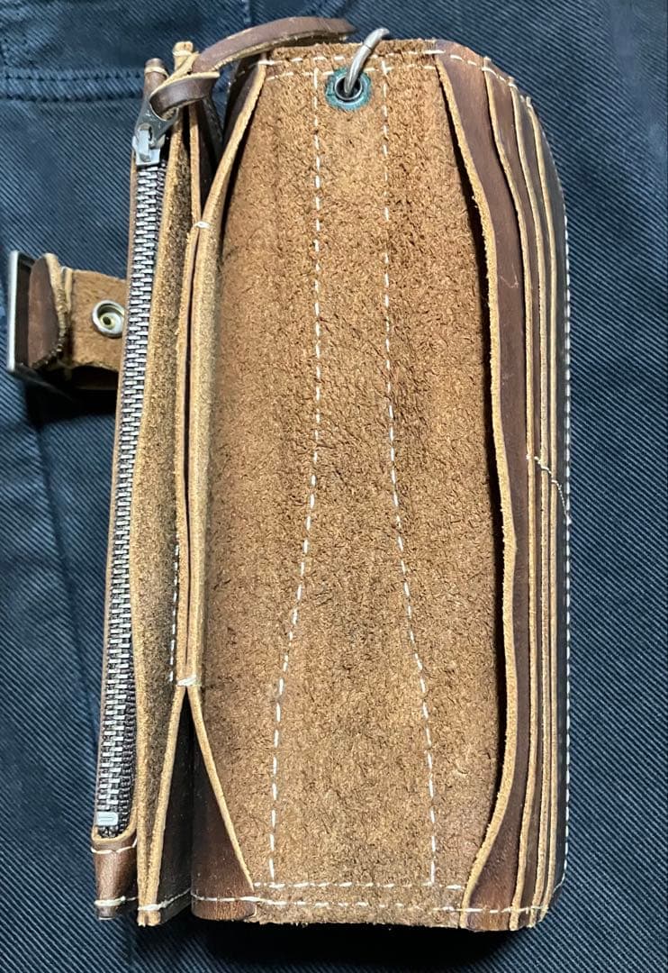 【廃盤・美品】REDWING 長財布 美品 レザー アメカジ ブラウン
