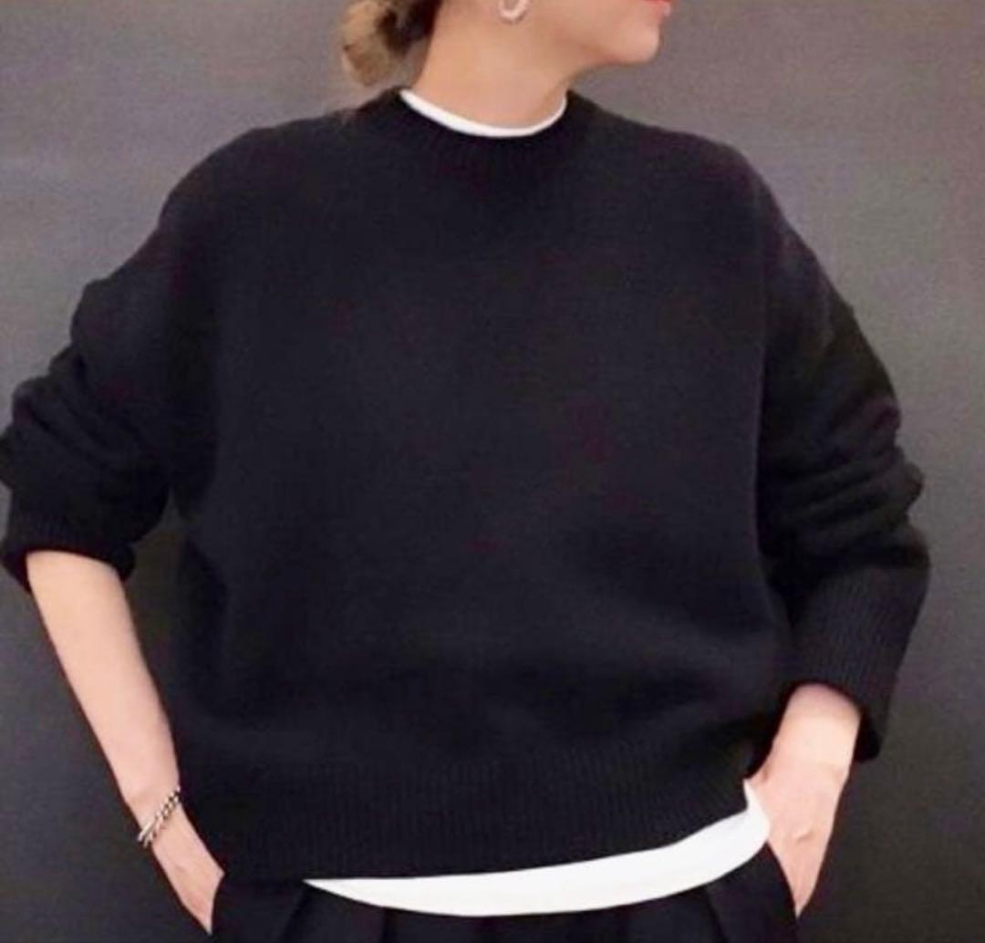 Blaminkブラミンク　ウール/カシミヤニット　チャンキーニット