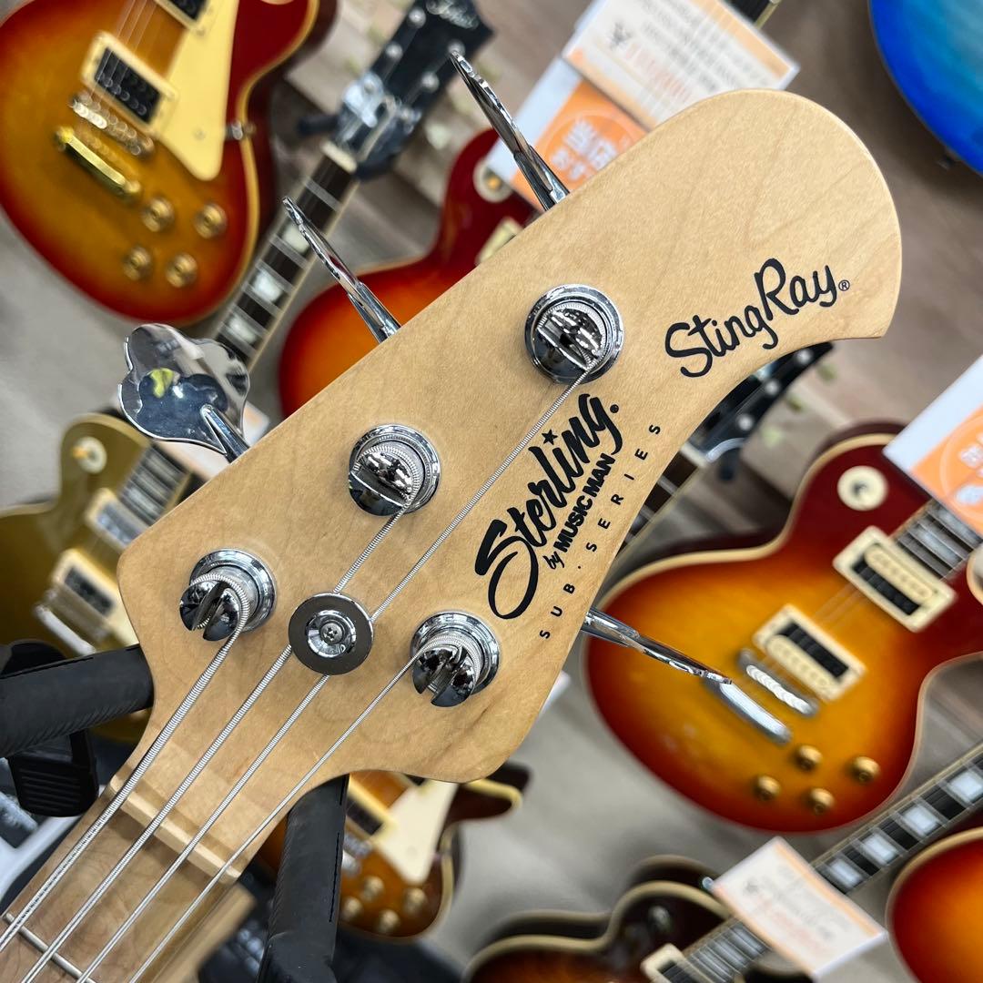 【弦交換込11537】Sterling RAY4 スティングレイタイプ ブラック