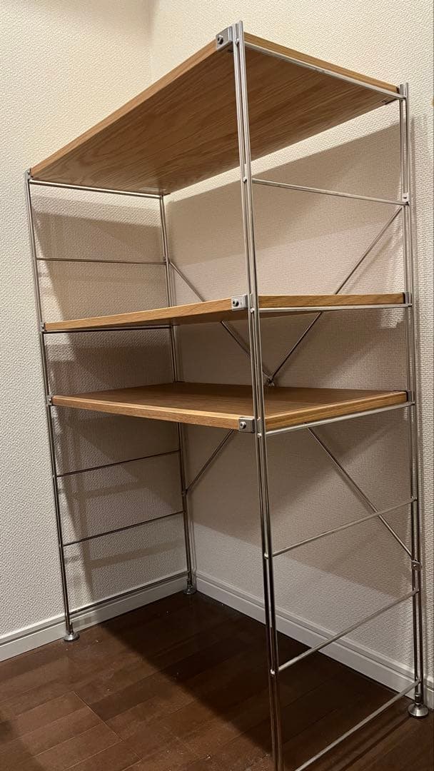 無印良品　ステンレスユニットシェルフ　高さ約118.cm