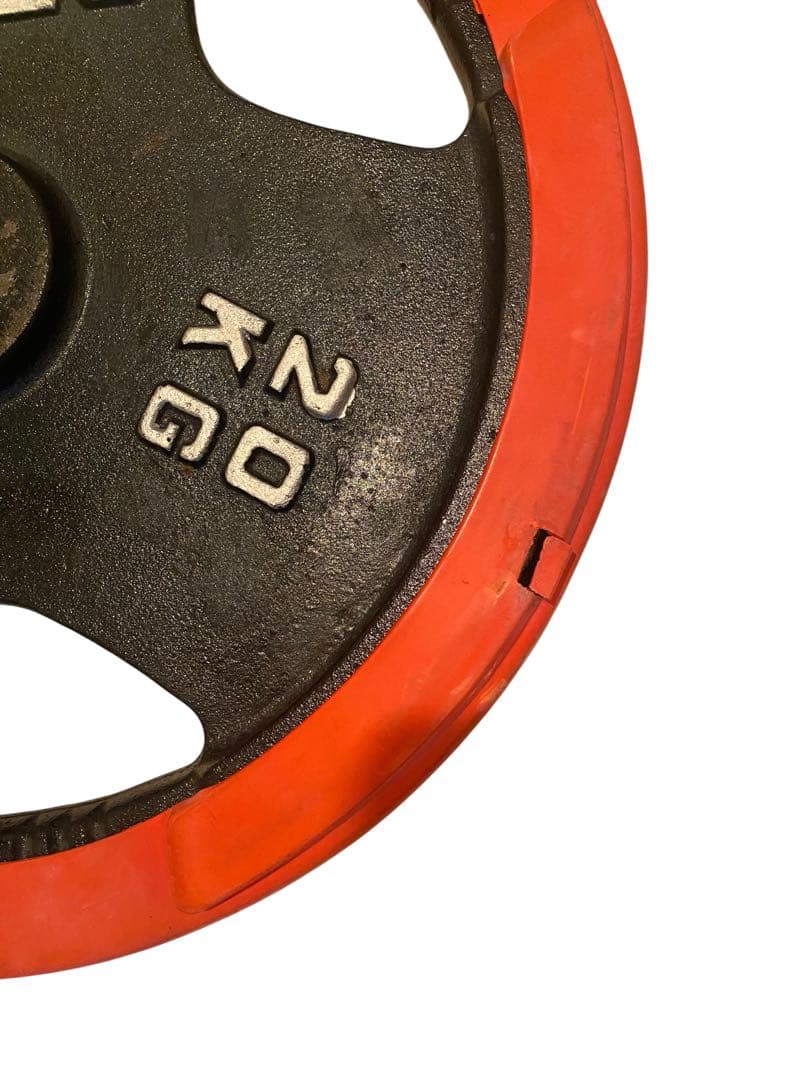 iROTEC 20kg ダンベルプレート ２枚 1/2梱包その①