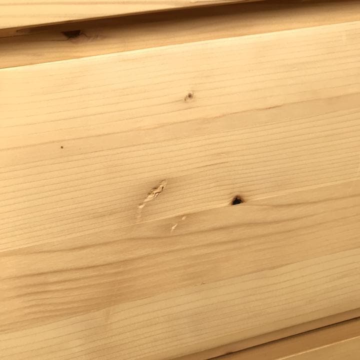 無印良品 MUJI パイン材 チェスト ４段ワイド タンス 収納 木製 家具