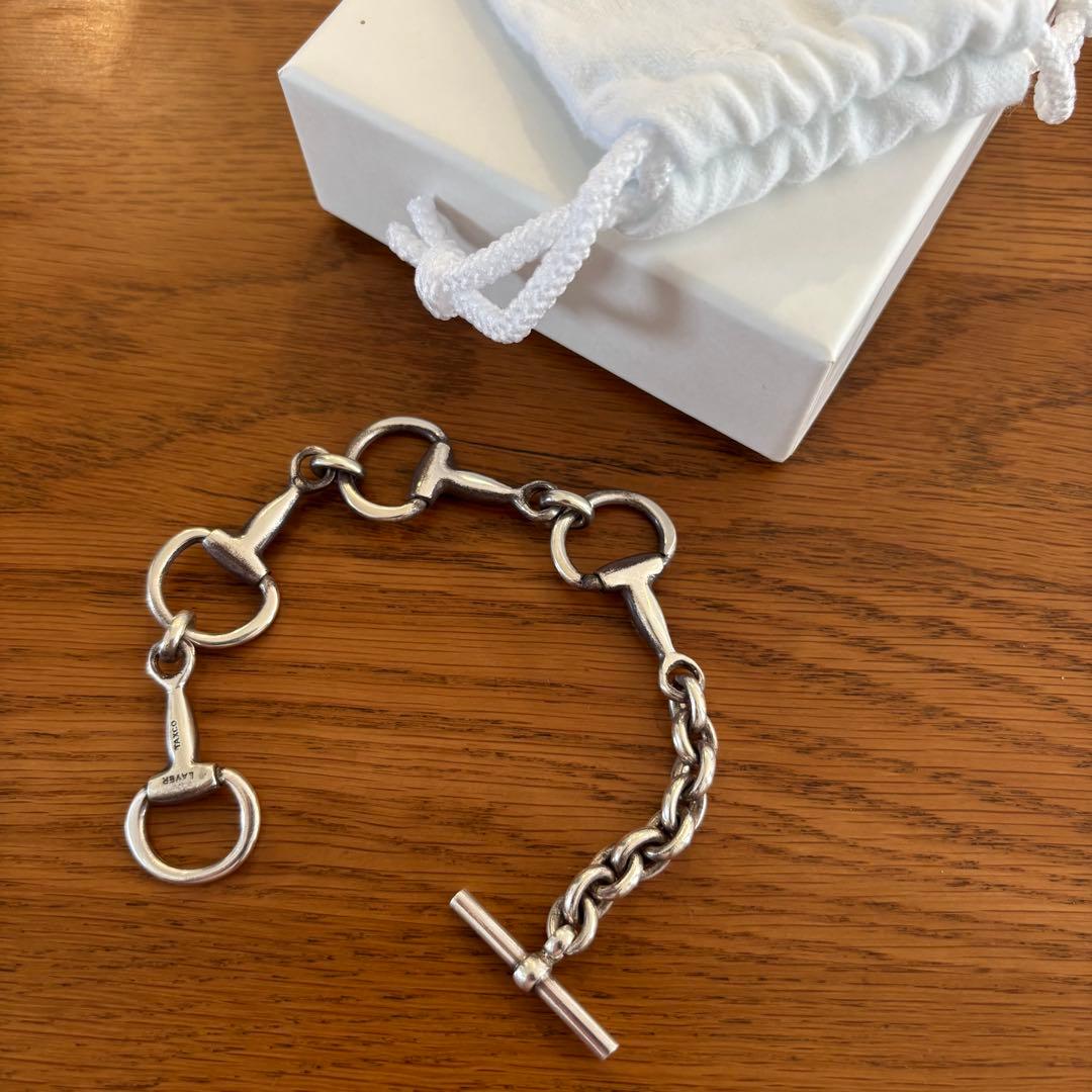 LAVERシルバー チェーンブレスレット