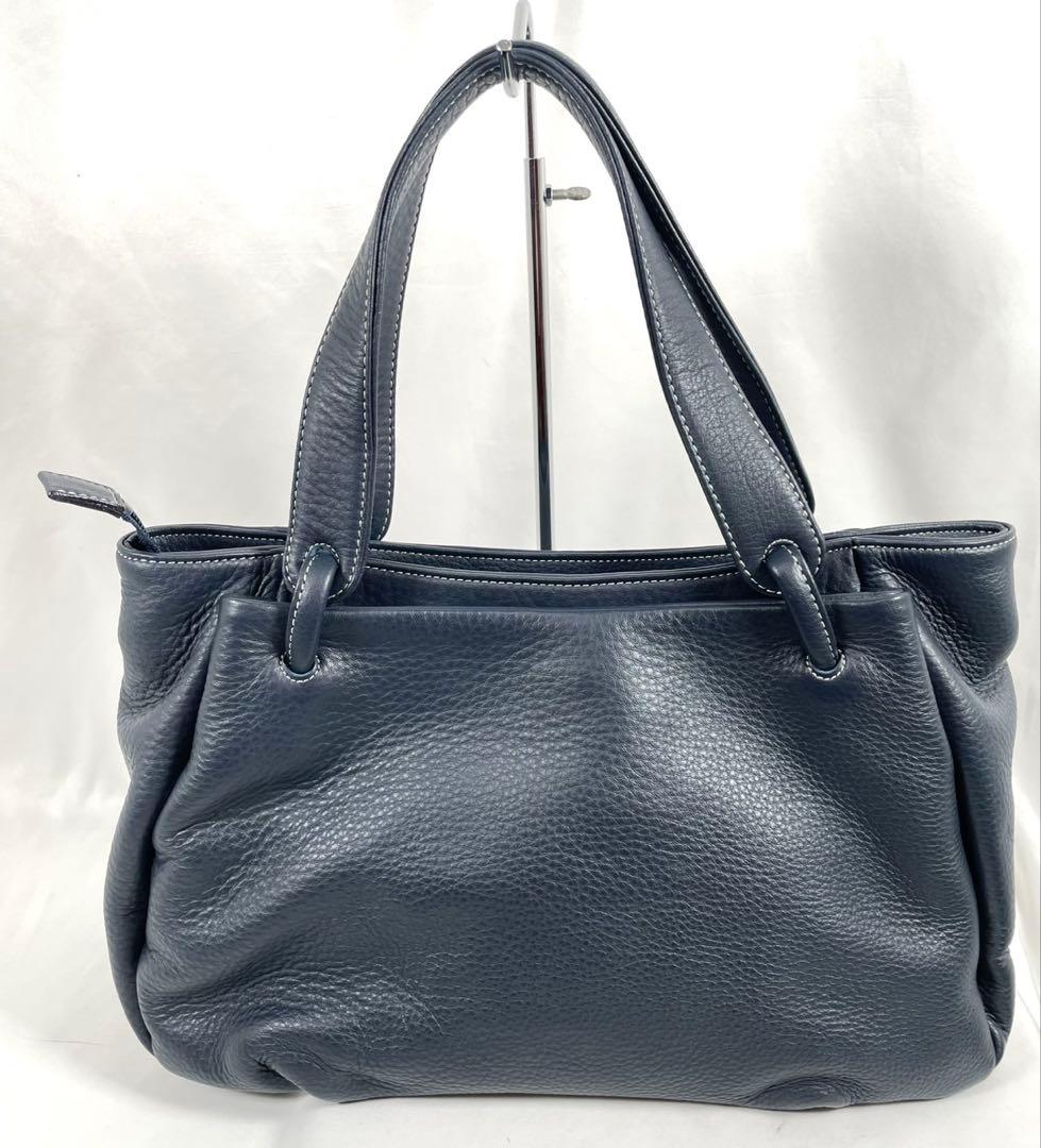 未使用 Kitamura キタムラ トートバッグ ハンドバッグ レザー 袋付き