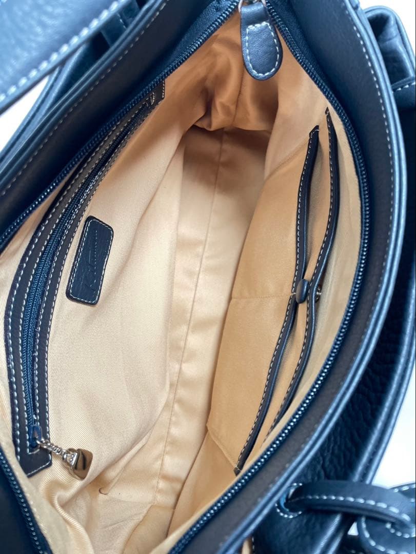 未使用 Kitamura キタムラ トートバッグ ハンドバッグ レザー 袋付き