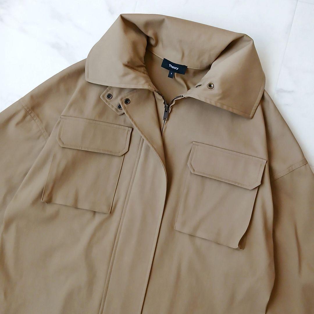 極美品 セオリー Essential Twill Belt Cargoジャケット