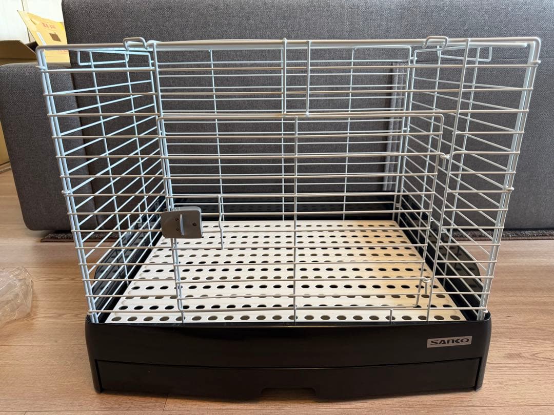 HIDEさま専用　キャスター付きケージ イージーホームエボ60 BK カバー付き