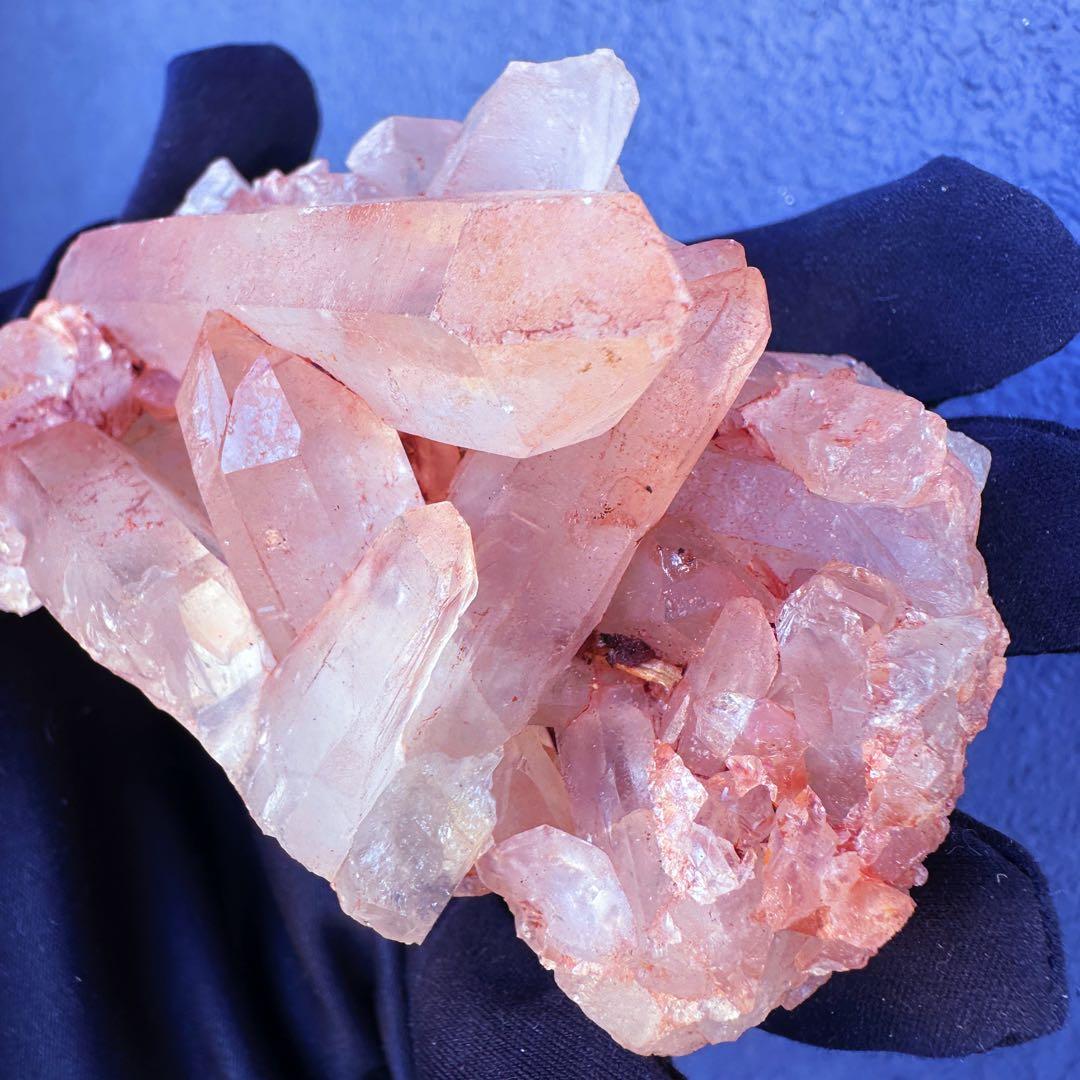 爆レア❗️浄化❗️超綺麗♡超強いパワー ピンク ヒマラヤ クラスター天然石A1442