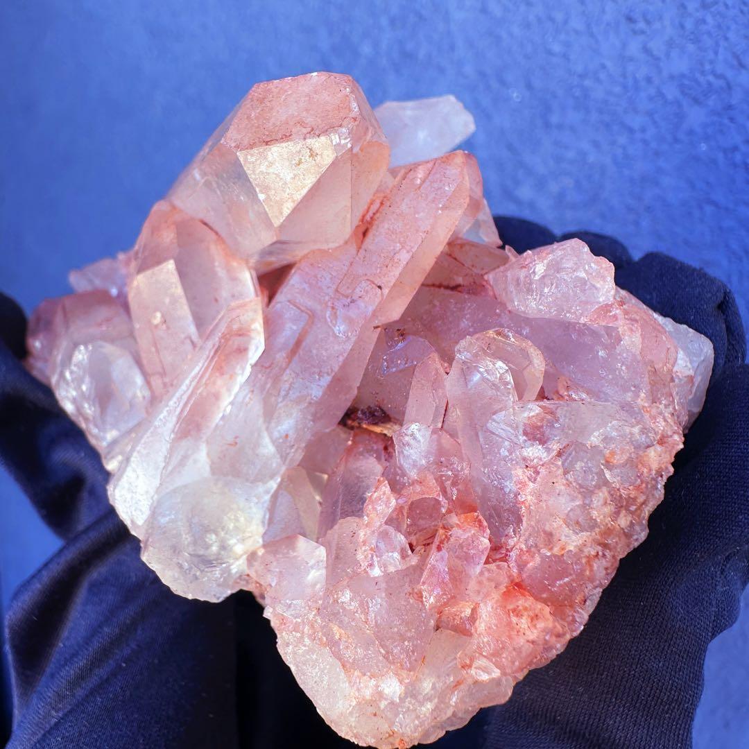 爆レア❗️浄化❗️超綺麗♡超強いパワー ピンク ヒマラヤ クラスター天然石A1442