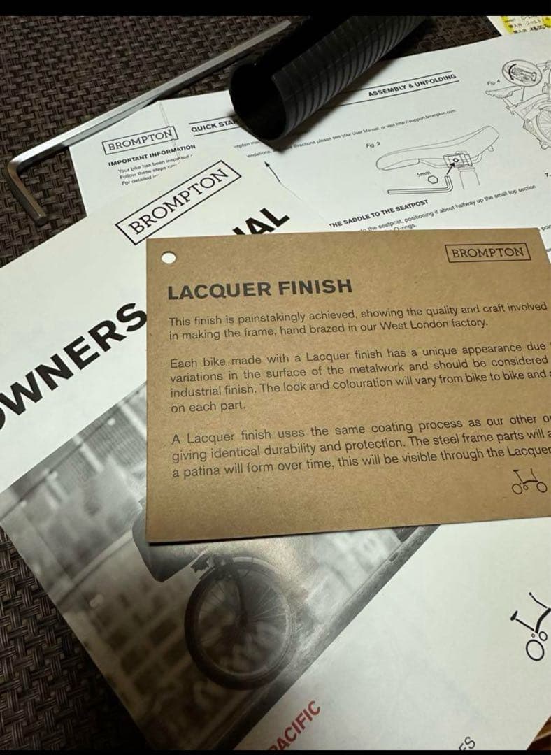 ブロンプトン　ブラックラッカー