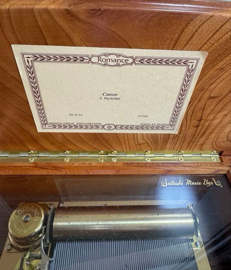 リュージュ 72弁 Canon 3parts J.Pochelbel オルゴール