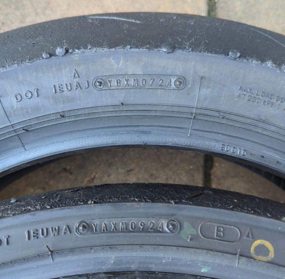 中古 前後セット DUNLOP α13SP タイヤ