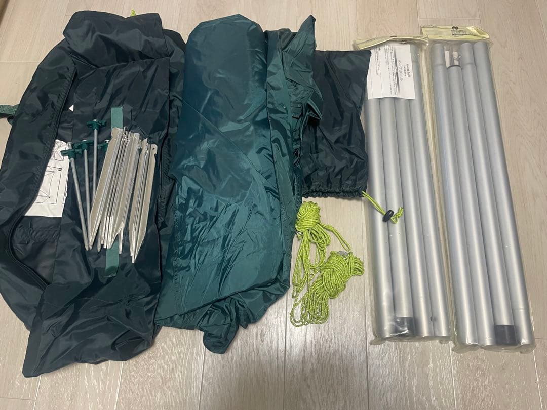 モンベル　ビッグタープHX + アルミポール240 ×2本