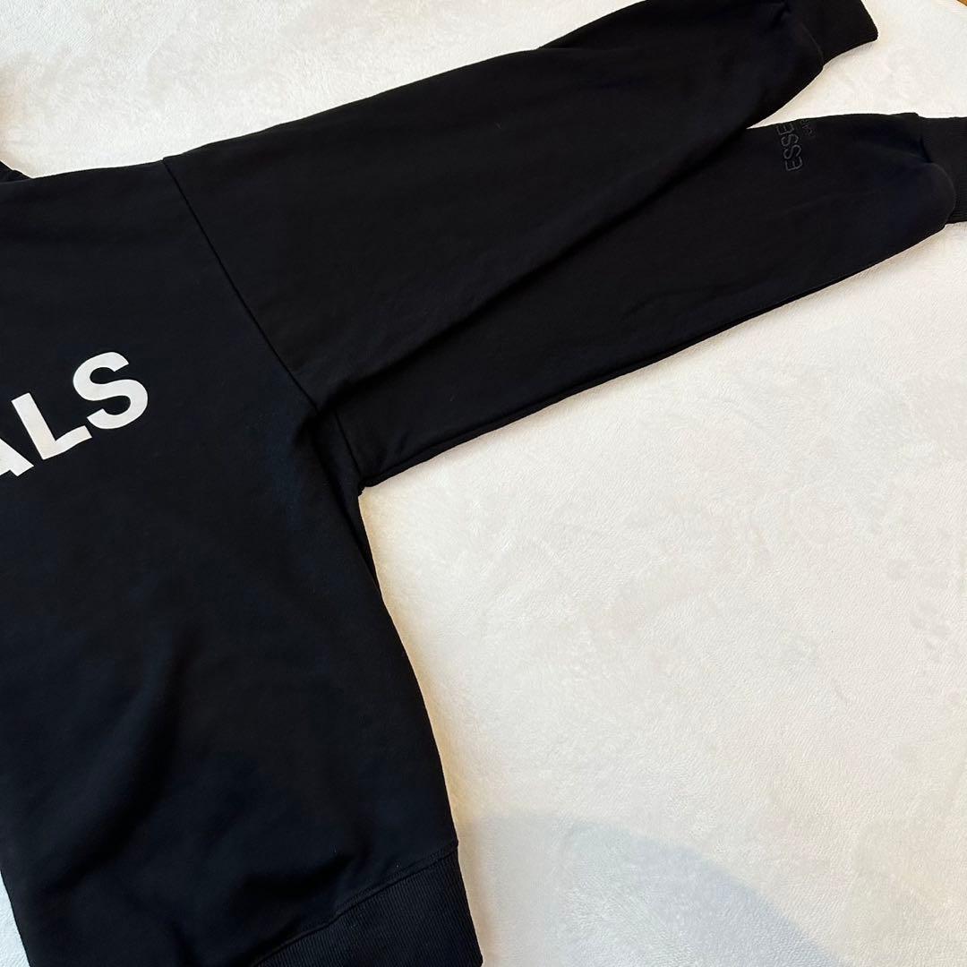 FOG ESSENTIALS パーカー男女兼用 M 高級感 フート付き反射ロゴ