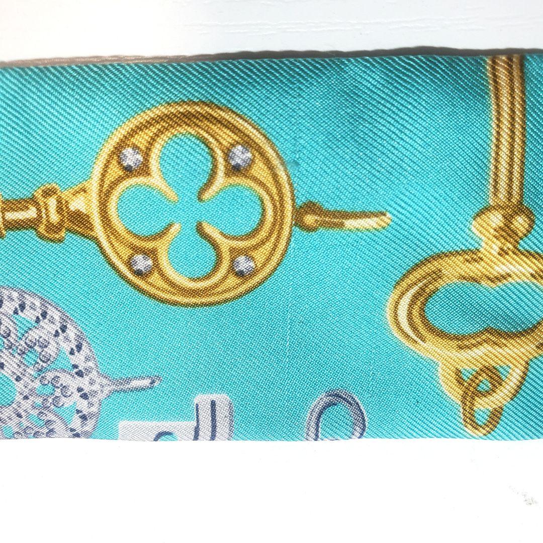 TIFFANY ティファニー シルクスカーフ 約83㎝×5㎝ k035