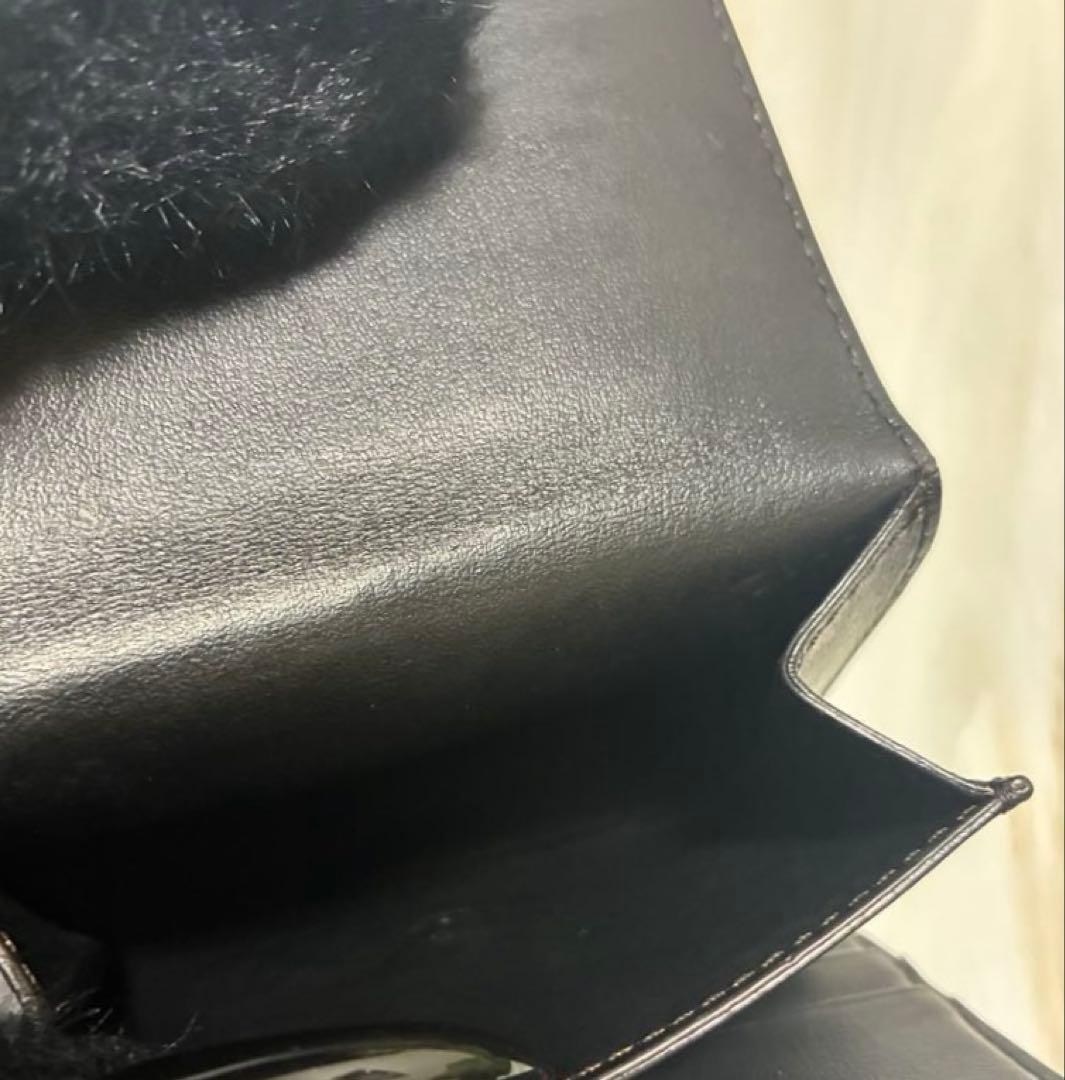 CELINE トリオンフ コンパクトフラップウォレット シャイニースムーススキン