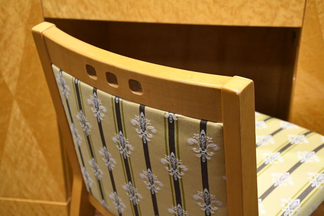 EBK25 IDC大塚家具 スプレンダー ドレッサー チェアセット バーズアイ