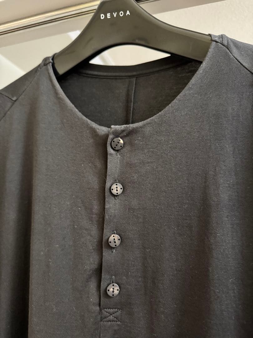 トップス DEVOA Henry neck Cutsew