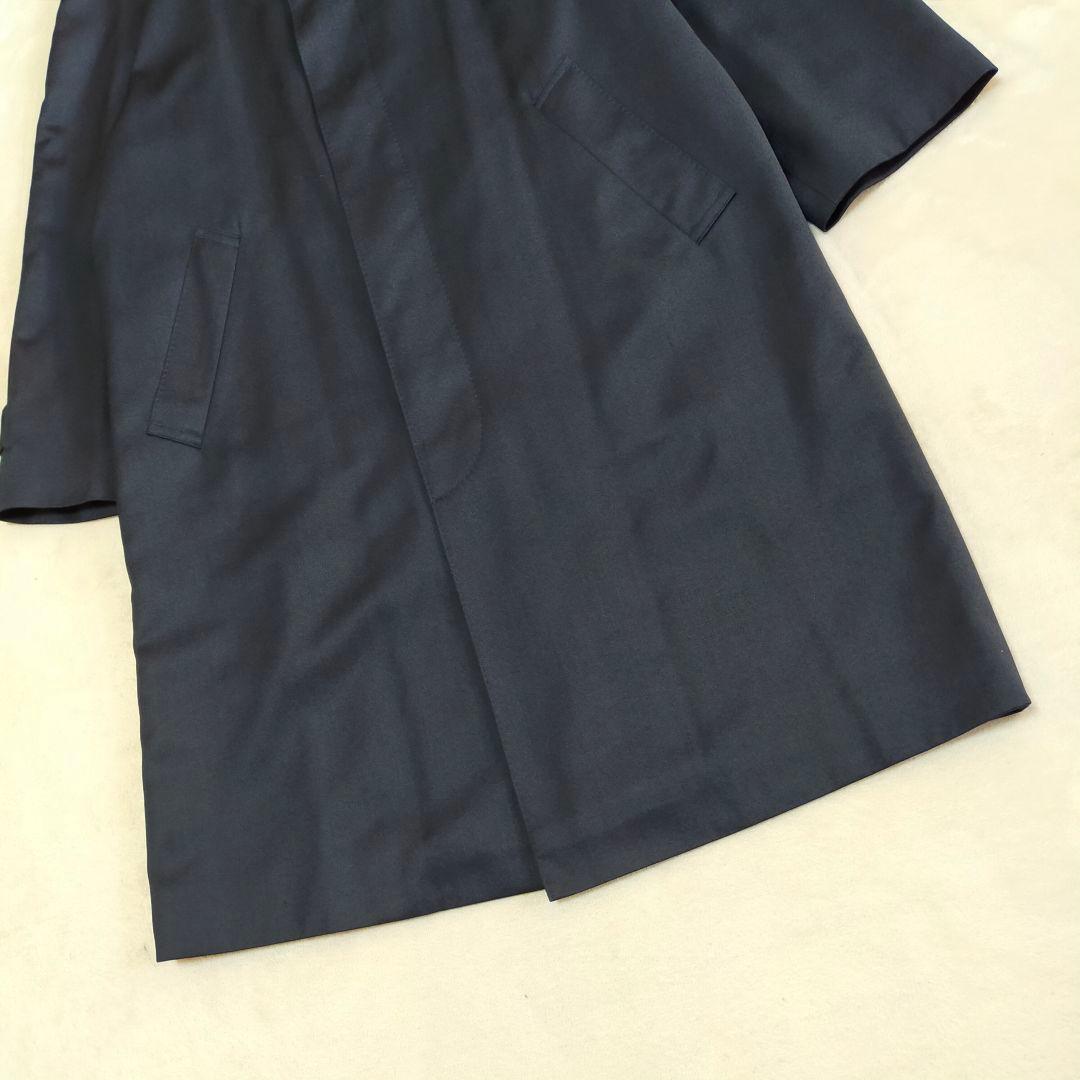 美品　イヴサンローラン　シルク混　ライナー付　ステンカラーコート