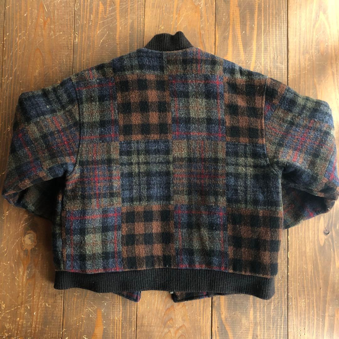 woolrich ウールリッチ 90s ブルゾン マルチ チェック キルティング