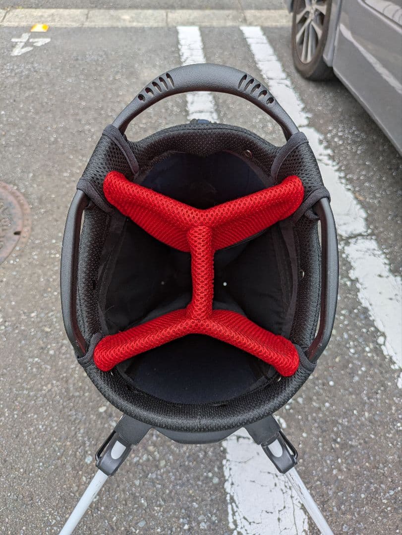 TaylorMade スタンドキャディバッグ ネイビー/レッド