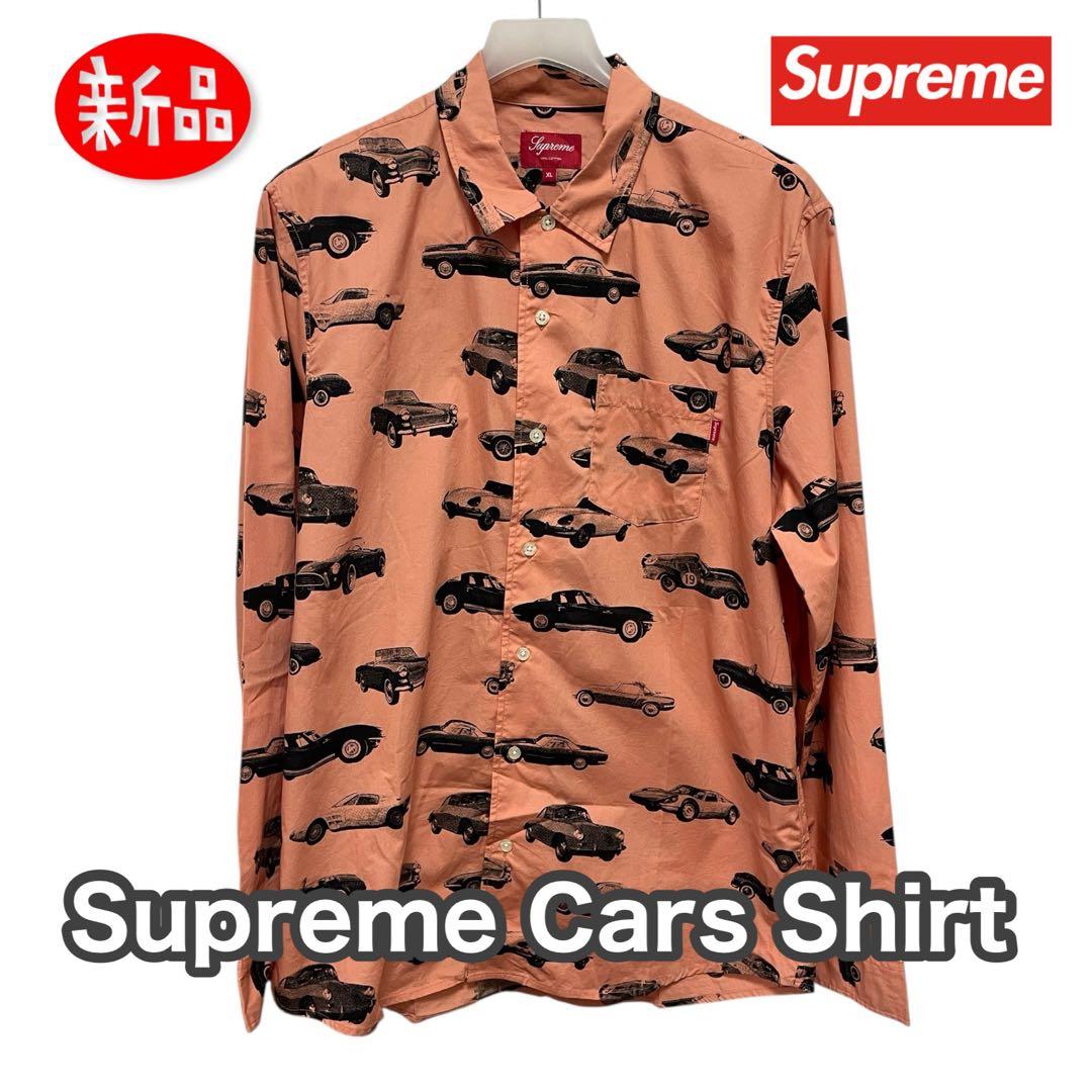 新品 Supreme Cars Shirt XL コーラル シュプリーム シャツ
