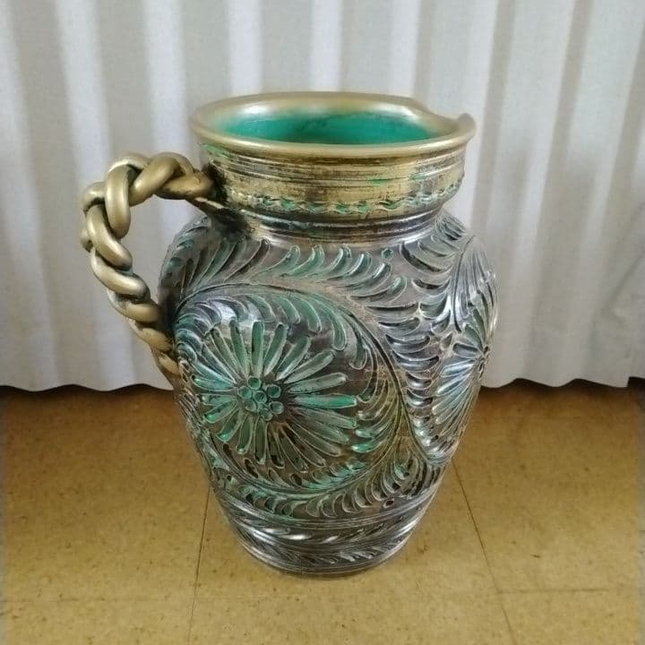 アンティーク傘立て　傘立て　陶器　置物　オブジェ