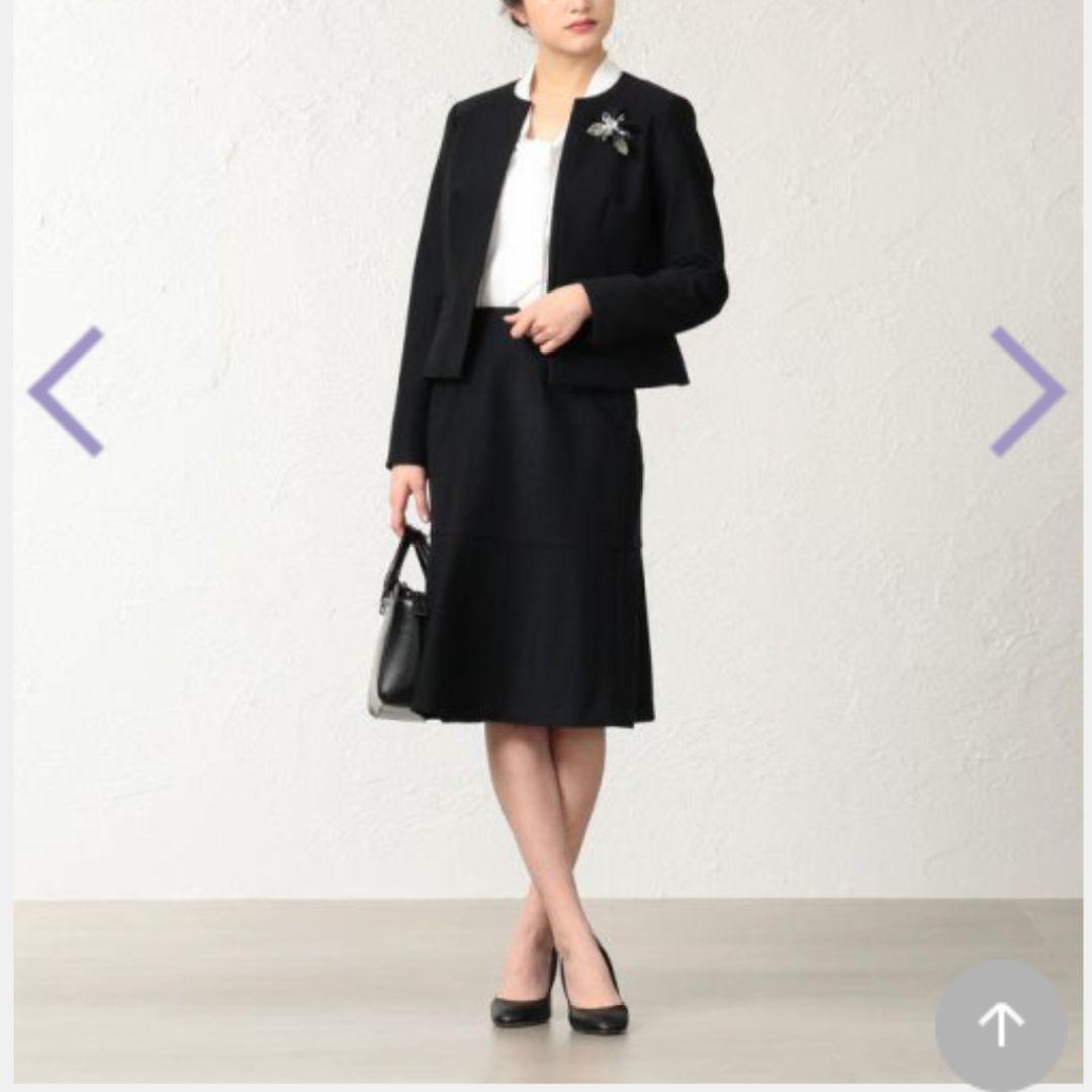 【未使用】TRANCE WORK ノーカラージャケット&パンツ ブラック