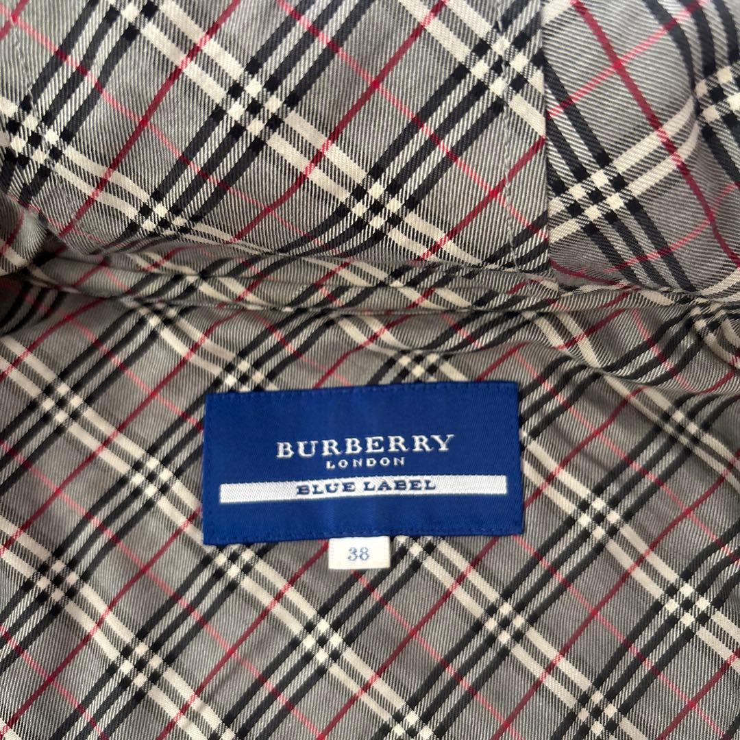 バーバリー ブルーレーベル 38 ダッフルコート スウェット Burberry
