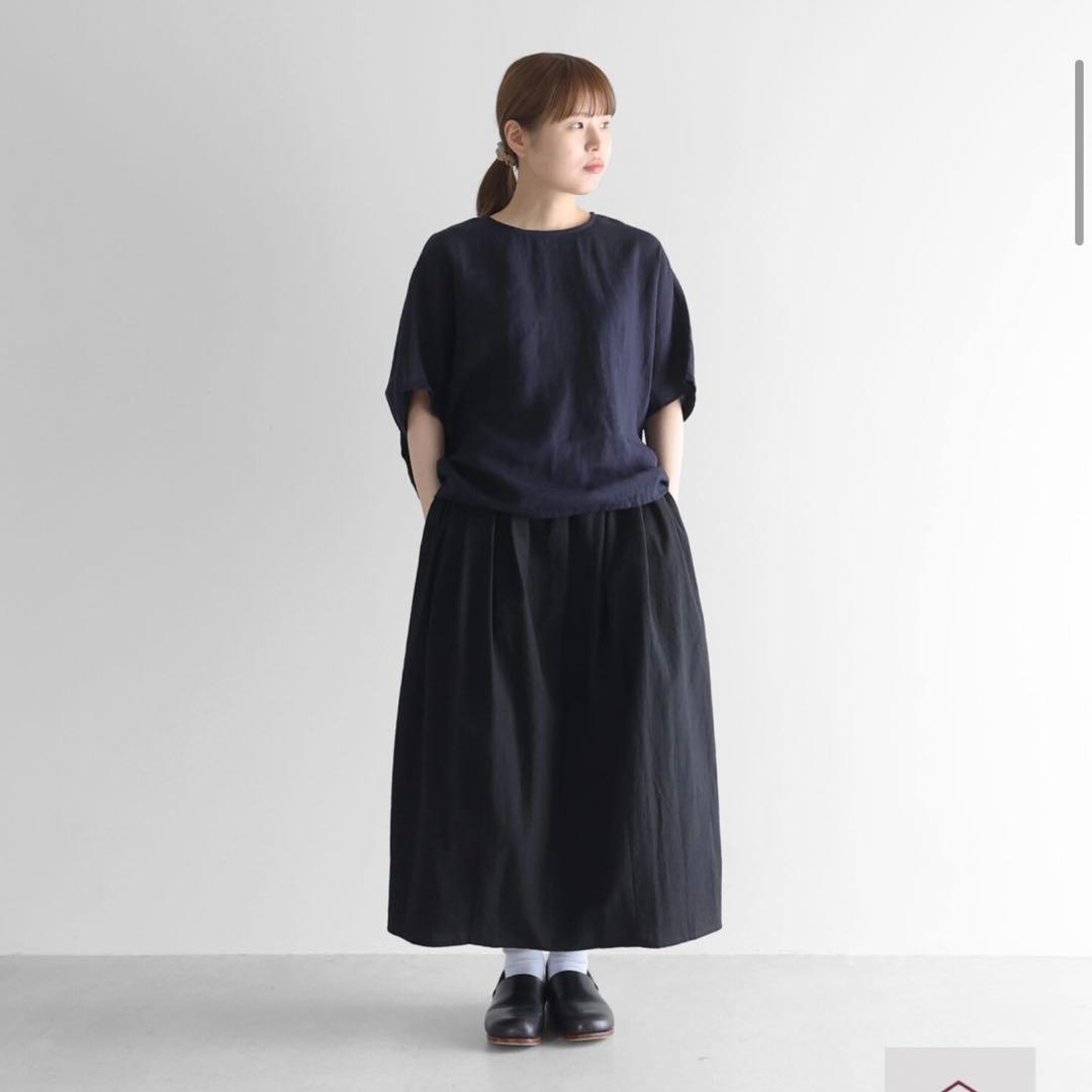 遠州織物HUIS U608 （限定生産）コットン コクーンプルオーバ