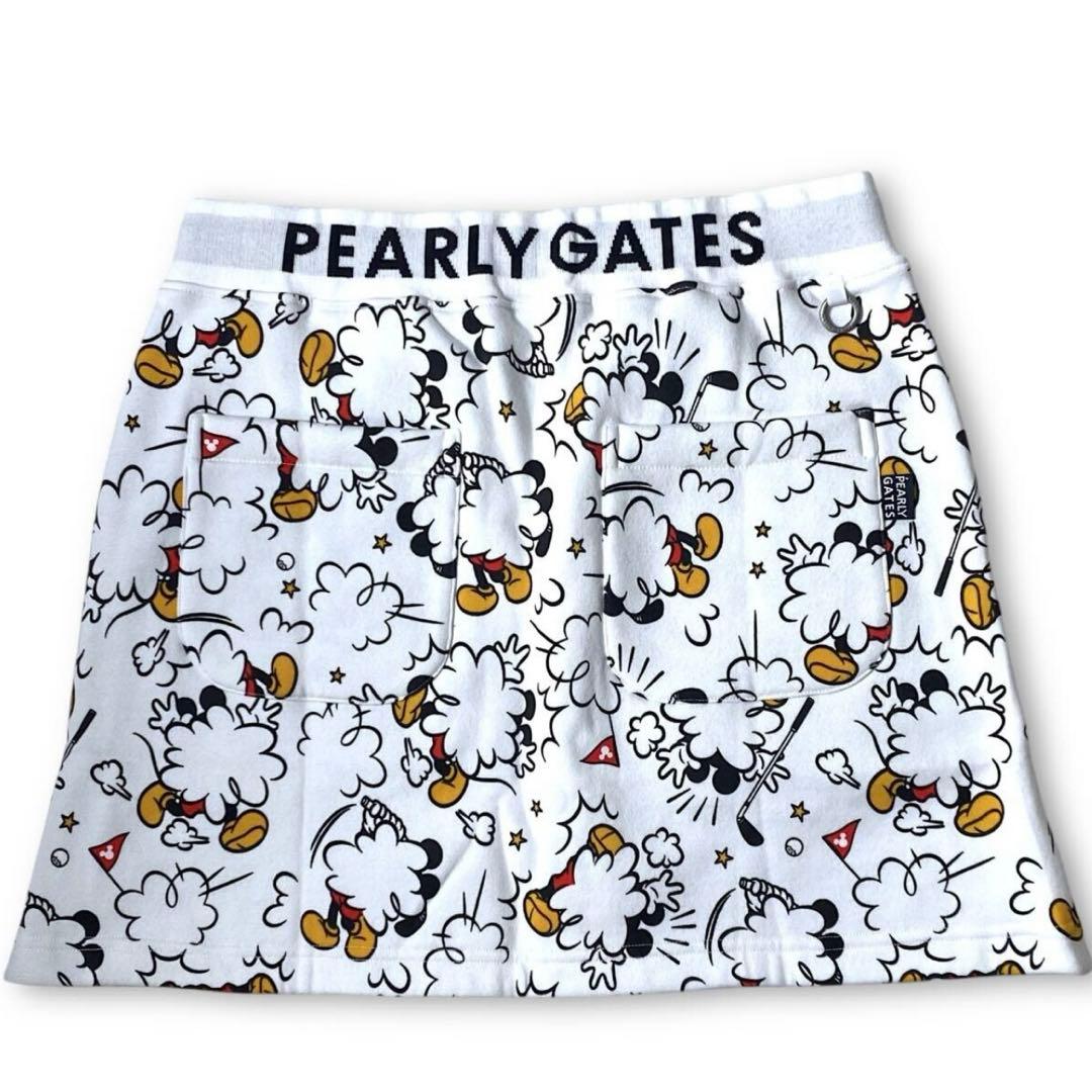 新品 パーリーゲイツ ミッキー 裏起毛スカート 1