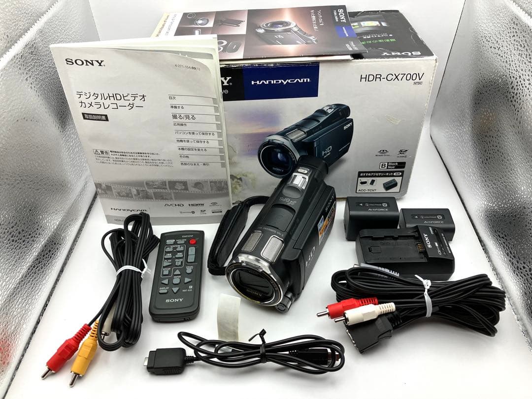 SONY HDR-CX700V ビデオカメラ 付属品多数