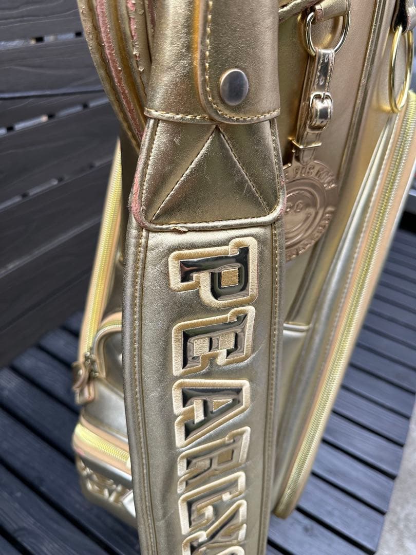 パーリーゲイツ　キャディバッグ　限定品ゴールド