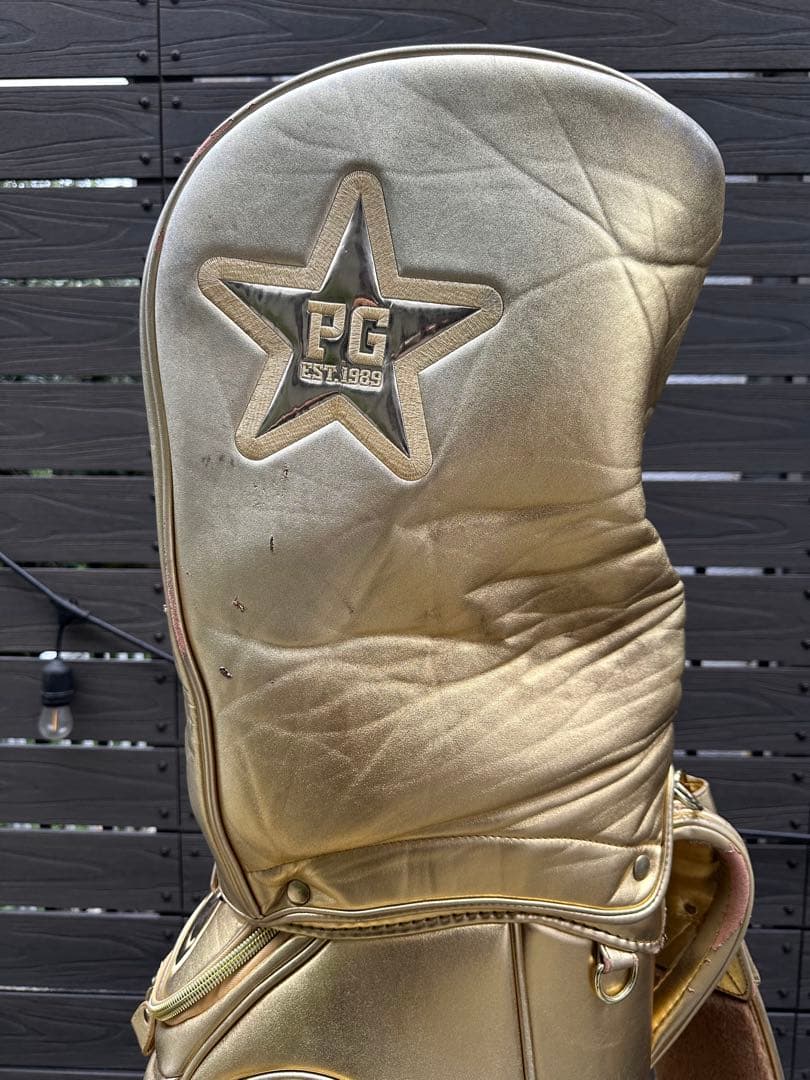 パーリーゲイツ　キャディバッグ　限定品ゴールド