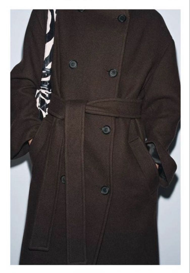 RYO♡ZARA ZW オーバーサイズベルト付きコート　S 新品未使用