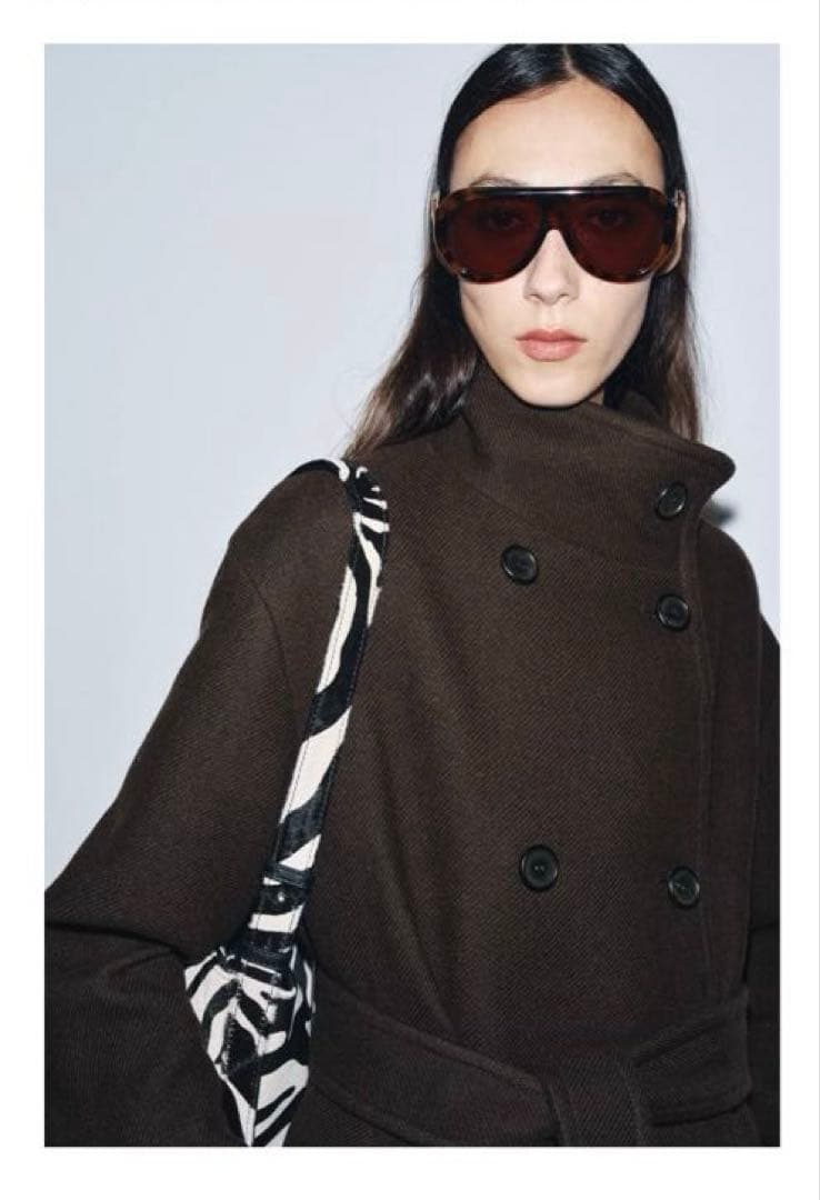 RYO♡ZARA ZW オーバーサイズベルト付きコート　S 新品未使用