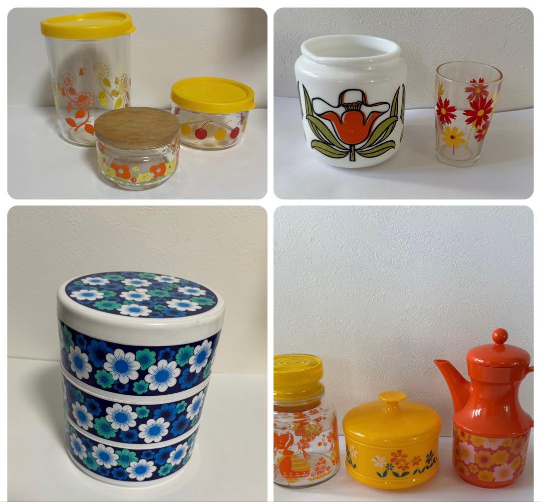 昭和　レトロ　ポット　グラス　ボウル　他　まとめ売り