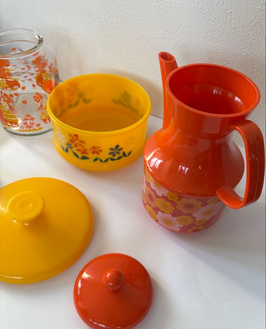 昭和　レトロ　ポット　グラス　ボウル　他　まとめ売り