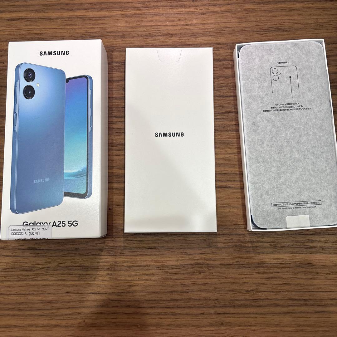 Samsung Galaxy A25 5G 本体　ブルー