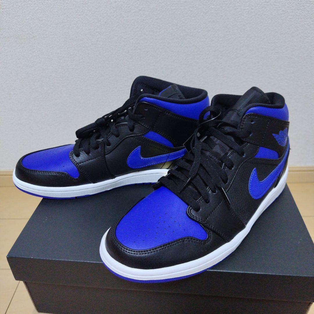 新品Nike Air Jordan 1 ブラック/ブルー ハイカット27.5cm