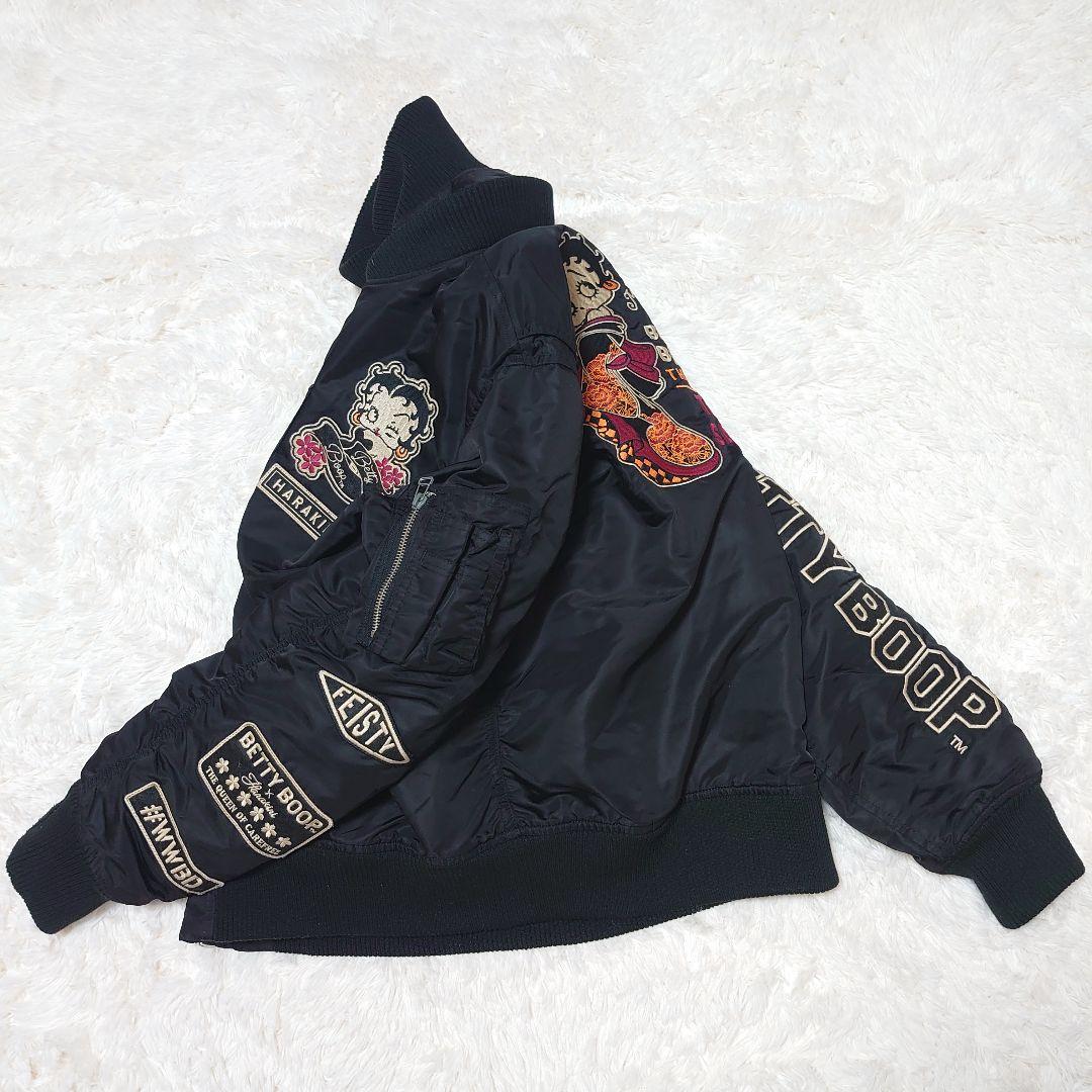 【超希少】ハラキリ × ベティ・ブープ MA-1- フライトジャケット XL