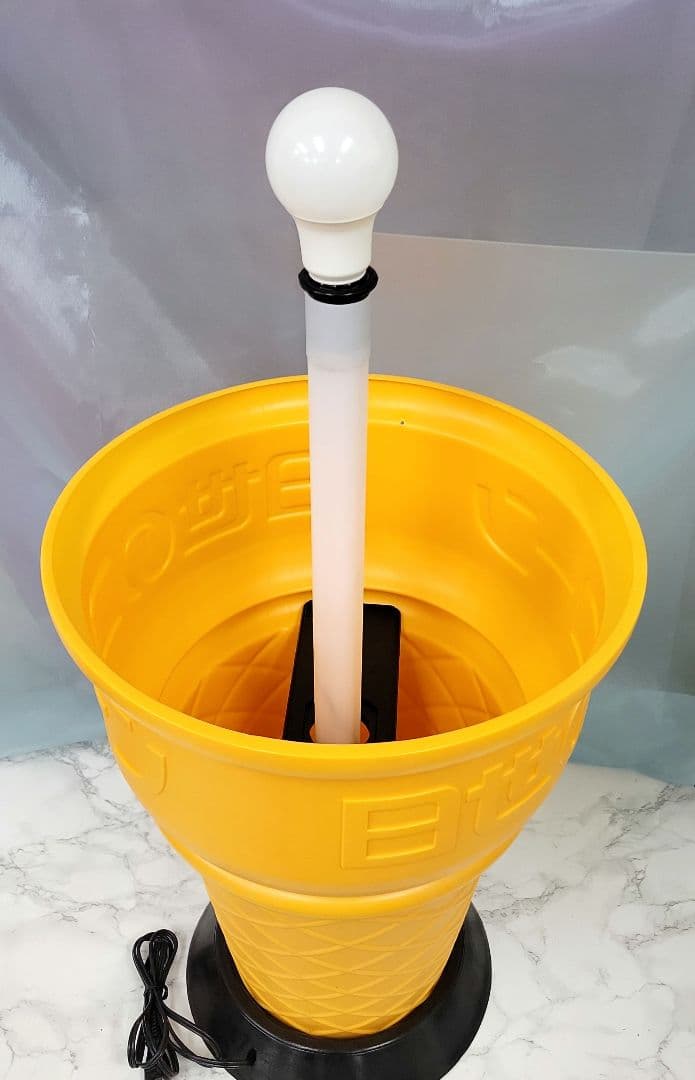 日世 ソフトクリーム スタンド インテリア ライト 店舗装飾品 非売品