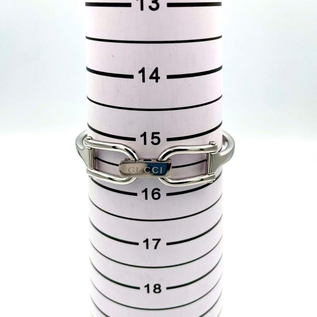 532 新品電池 グッチ 1500L 腕時計 スクエア バングルウォッチ 稼働品