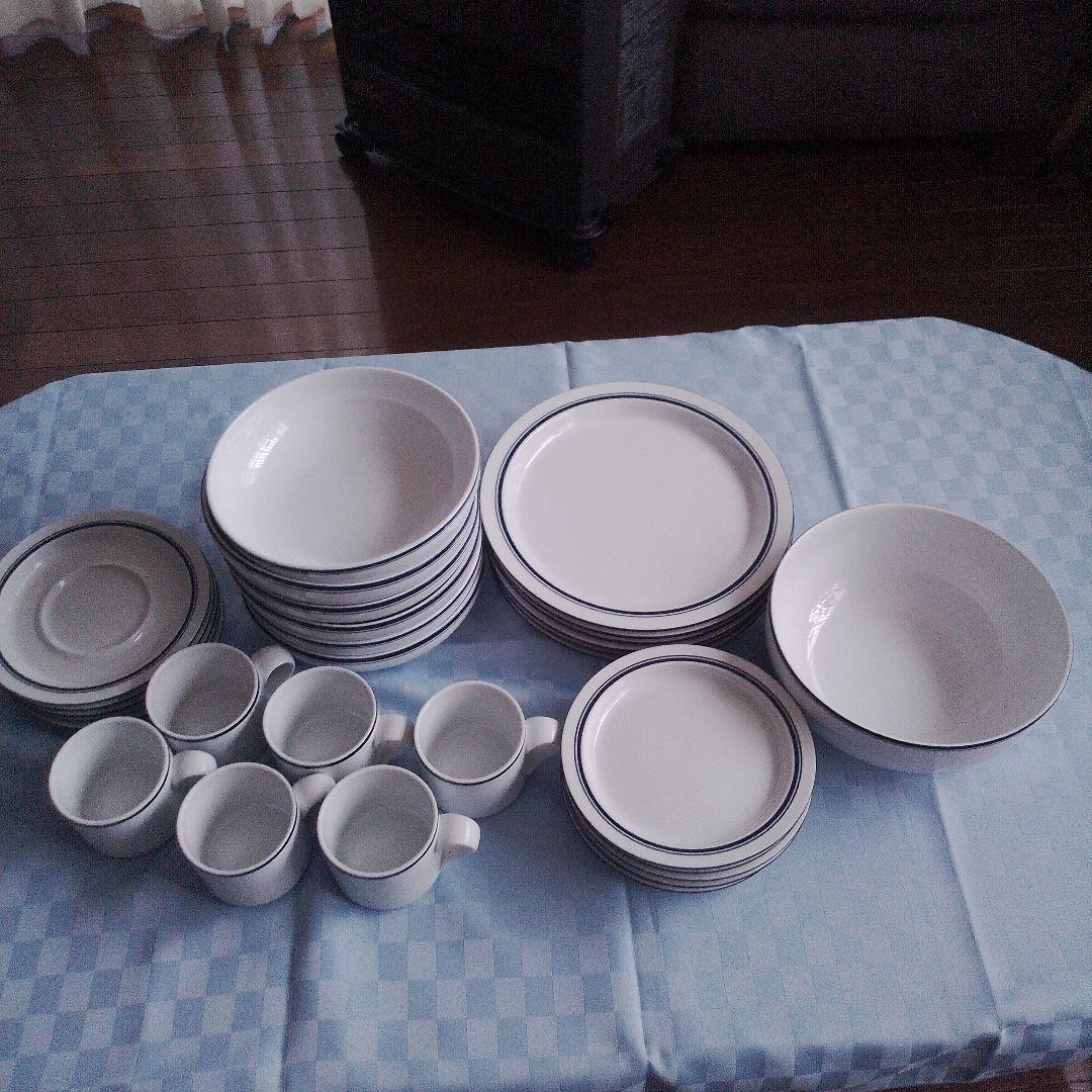 DANSK食器セット（ホワイト・ネイビー）