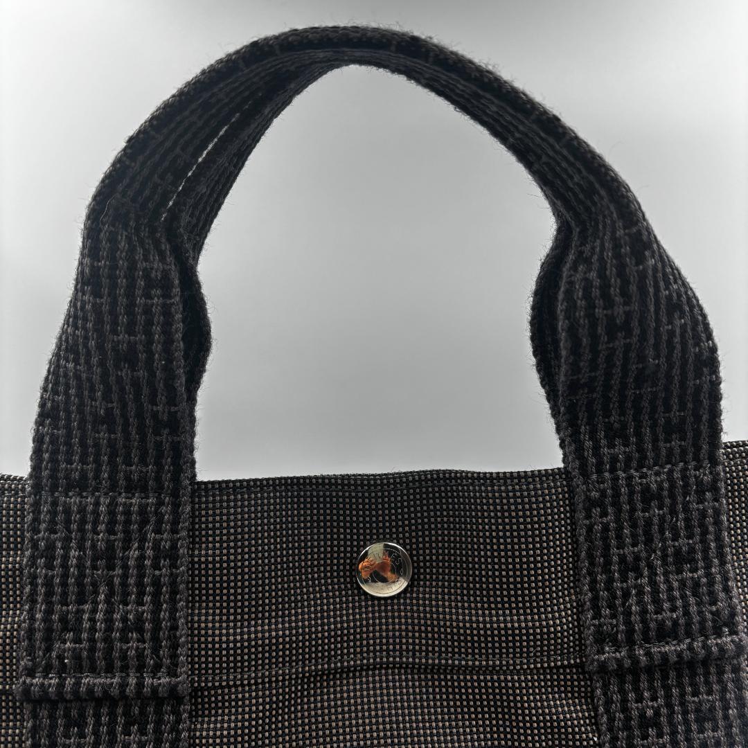 もっちー エルメス HERMES エールライン MM トートバッグ グレー