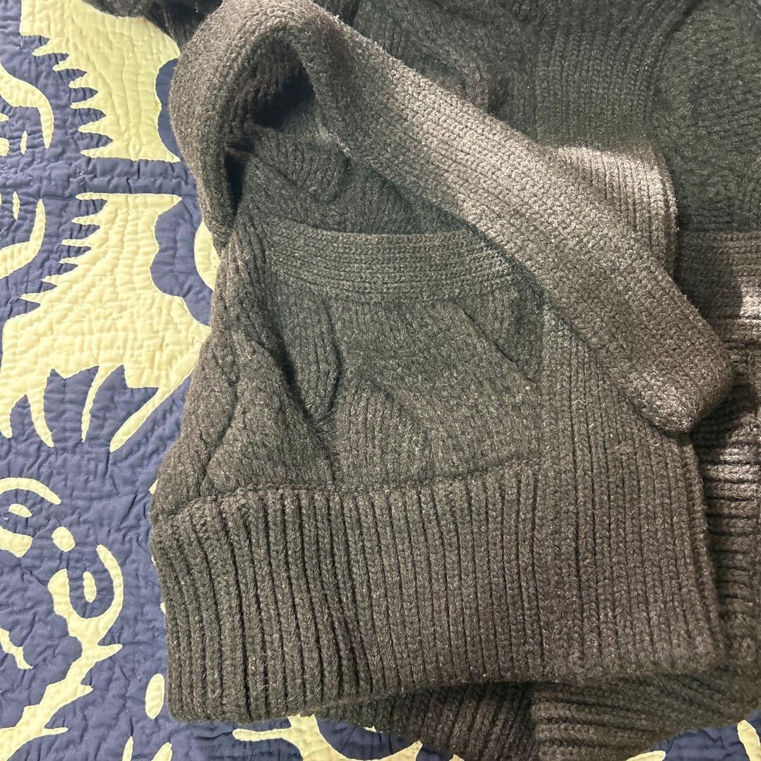 Yves Saint Laurent ダークグレー カーディガン