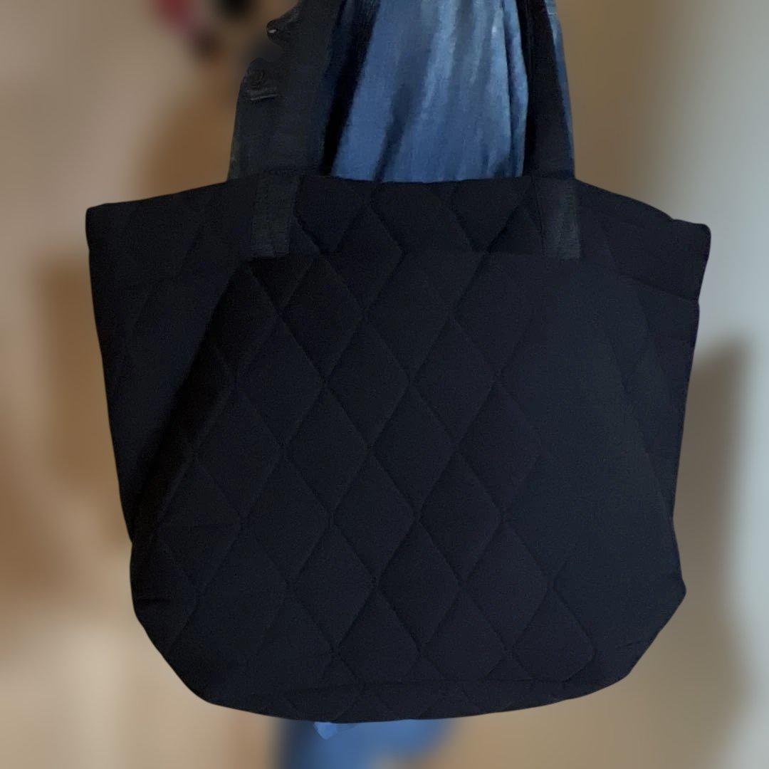 【美品】THE NORTH FACE キルティングトートバッグ黒/軽量◎大容量◎