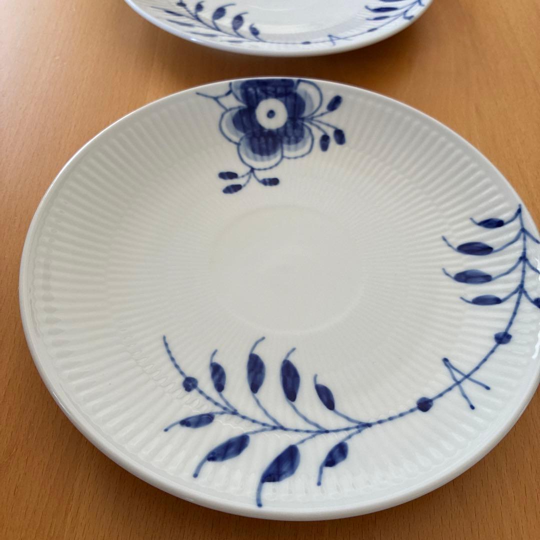 ロイヤルコペンハーゲン　ブルーフルーテットメガ2枚セット