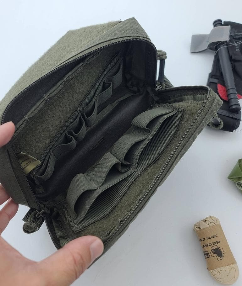 実物 PLATATAC ポーチ RG レンジャーグリーン 止血帯 IFAK